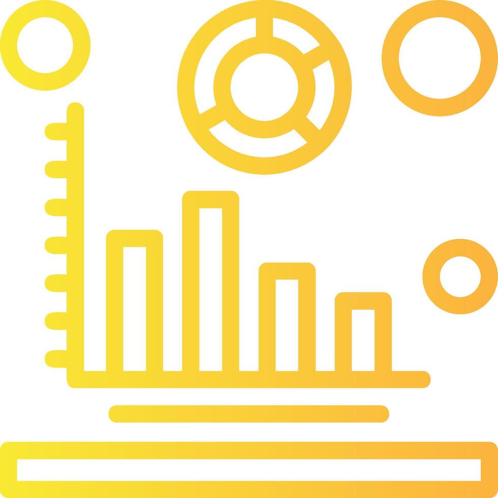 Conversion tracking Linear Gradient Icon vector