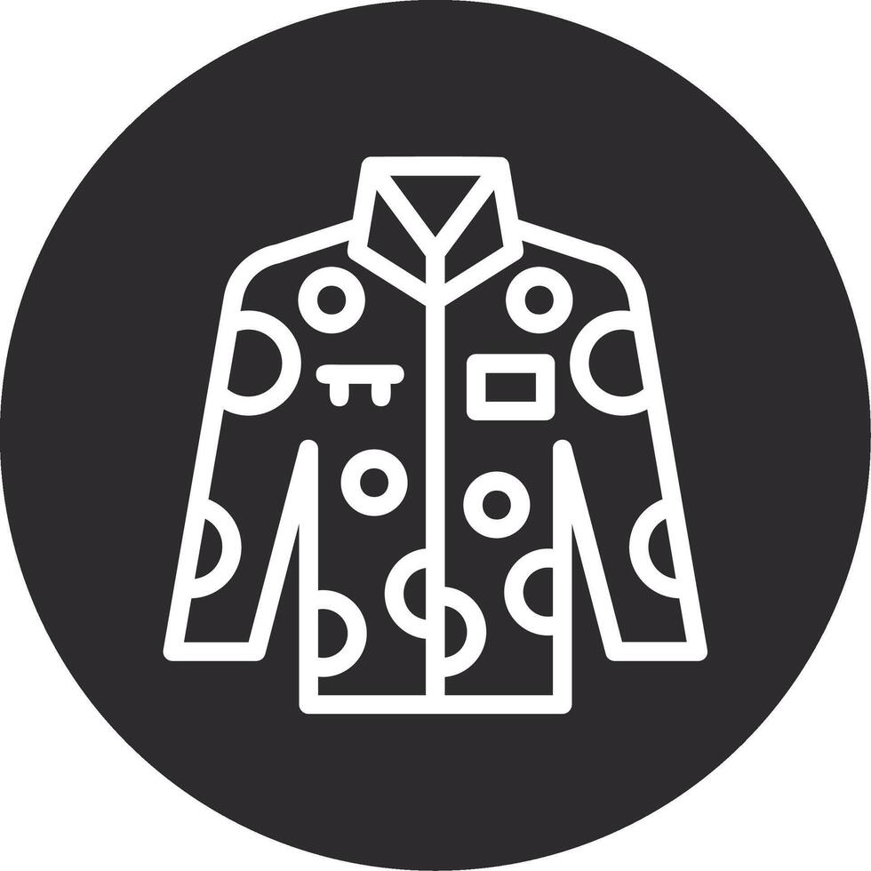 Uniform Inverted Icon vector