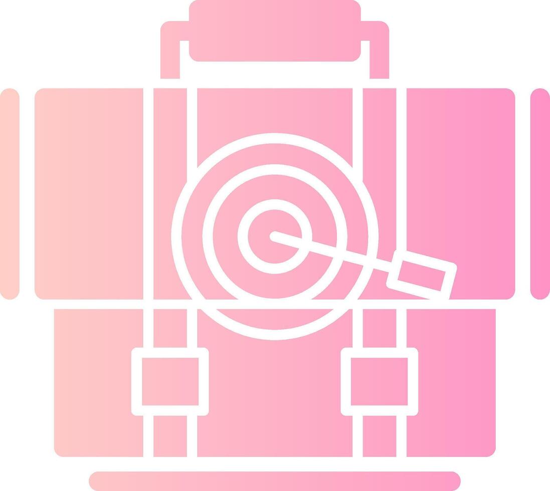 Mission Solid Multi Gradient Icon vector