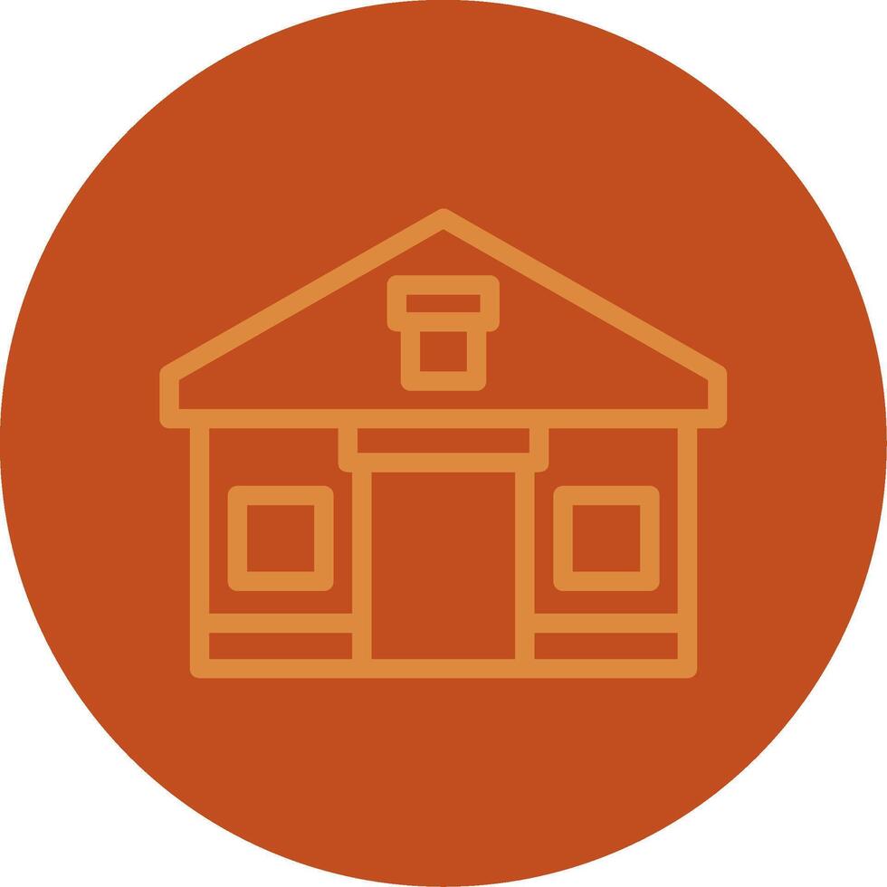 Tents Line Multi color Icon vector