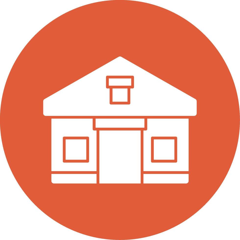 Tents Glyph Circle Icon vector