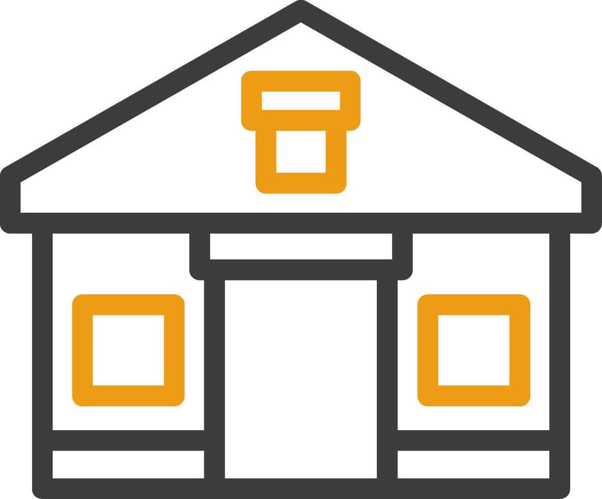 Tents Line Two Color Icon vector