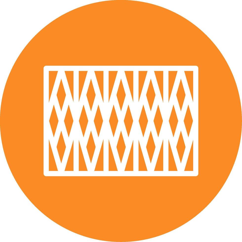 Camouflage netting Outline Circle Icon vector