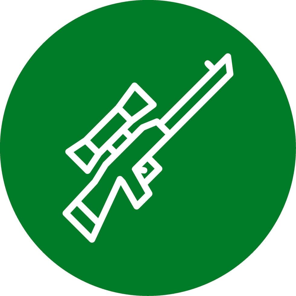 Sniper Outline Circle Icon vector