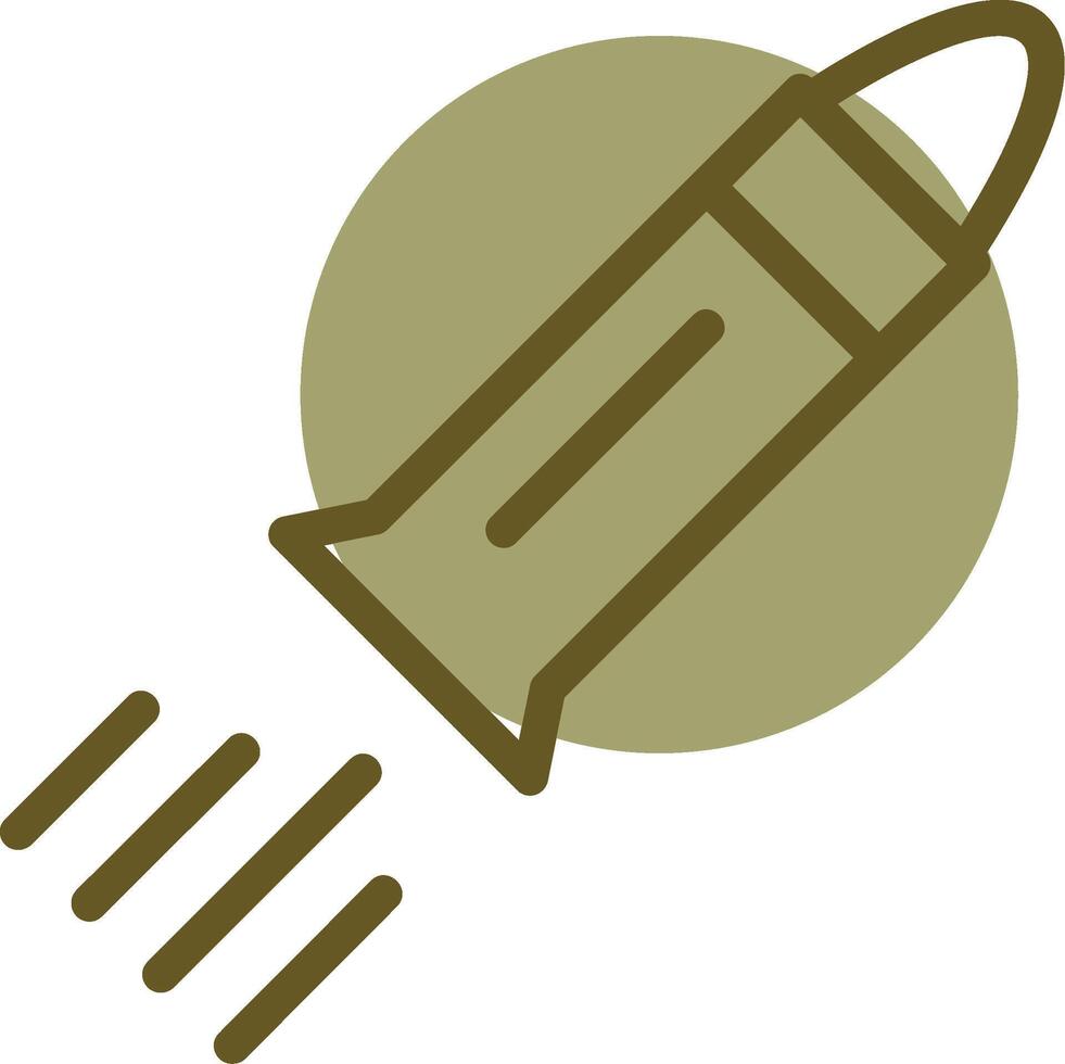 Bullet Linear Circle Icon vector