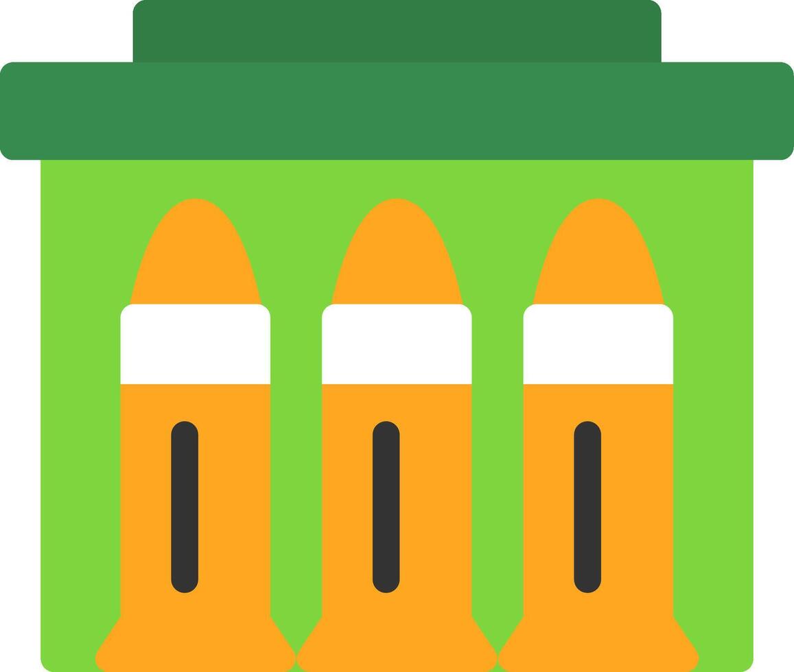 Ammunition Flat Icon vector