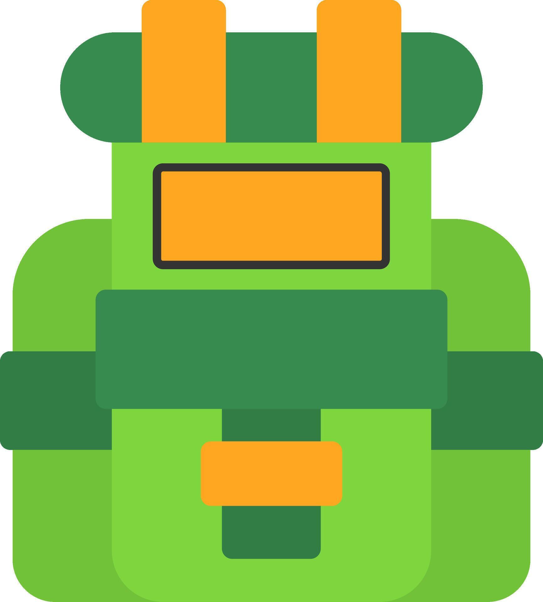 Backpack Flat Icon 39474458 Vector Art at Vecteezy