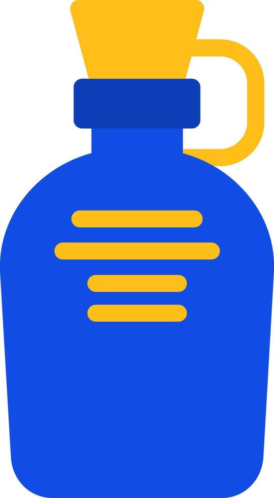 Canteen Flat Two Color Icon vector