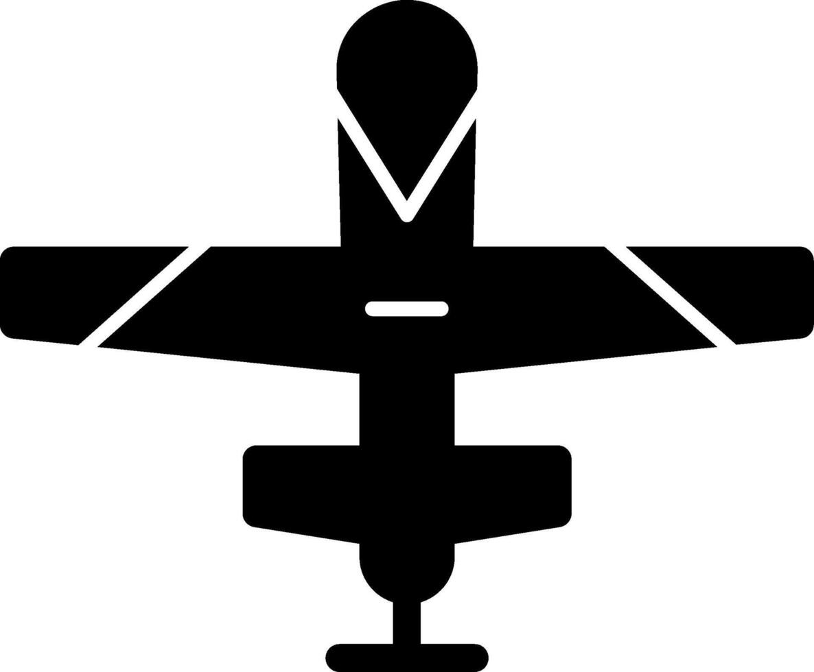 militar zumbido glifo icono vector