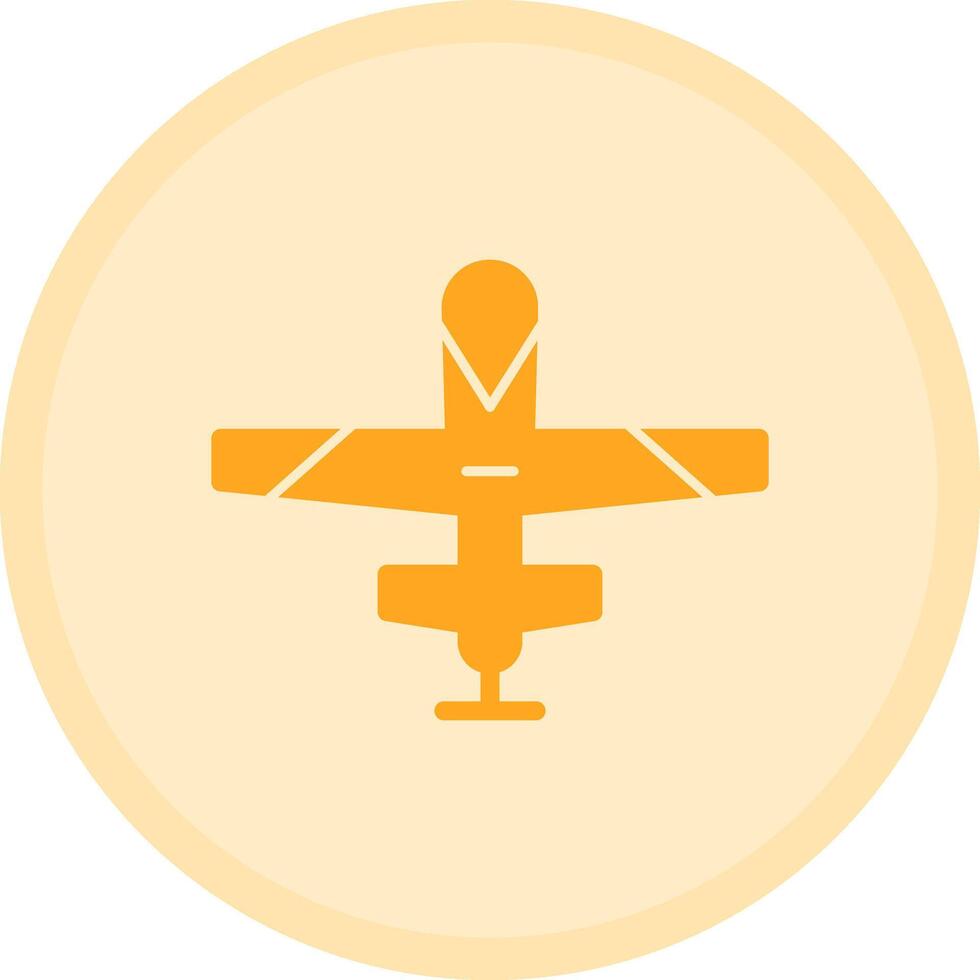Military drone Multicolor Circle Icon vector