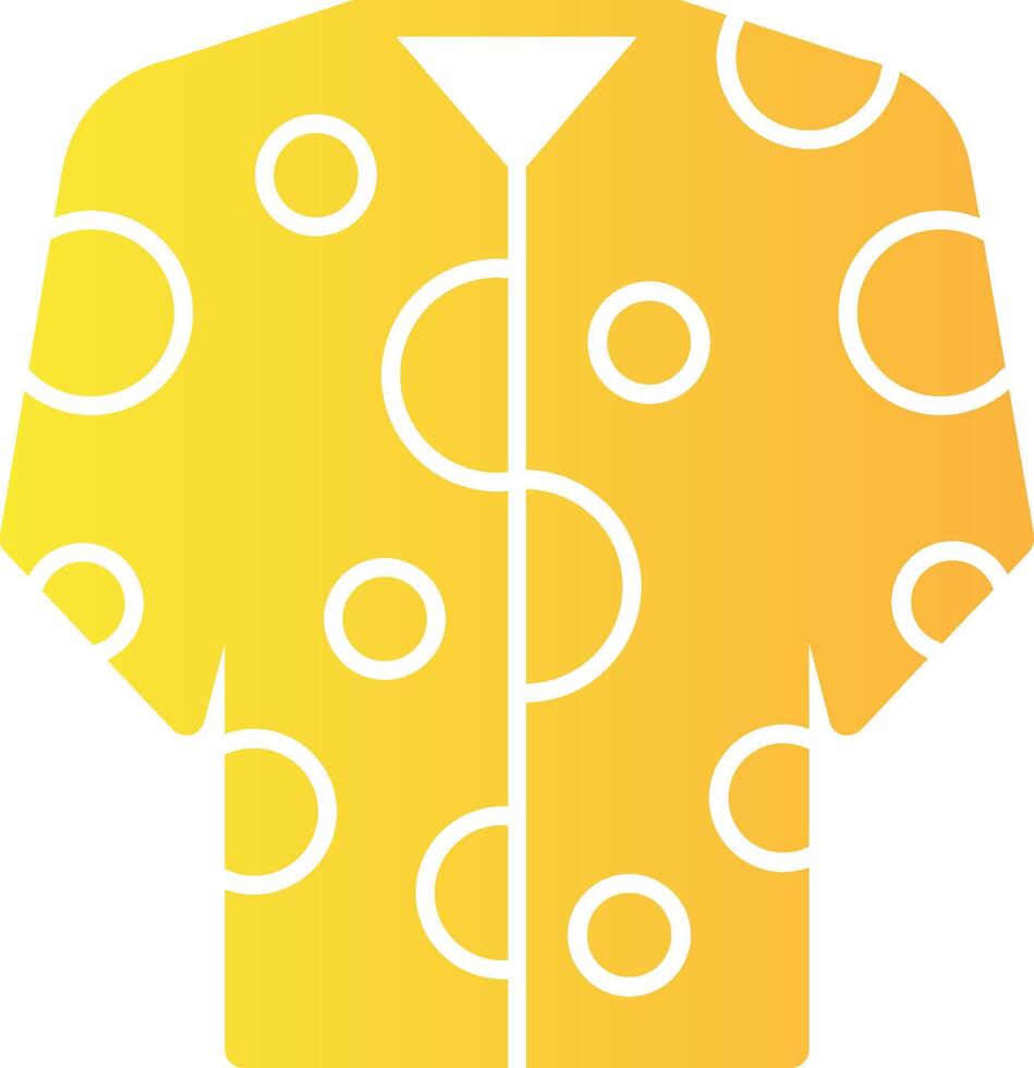Camouflage clothing Solid Multi Gradient Icon vector