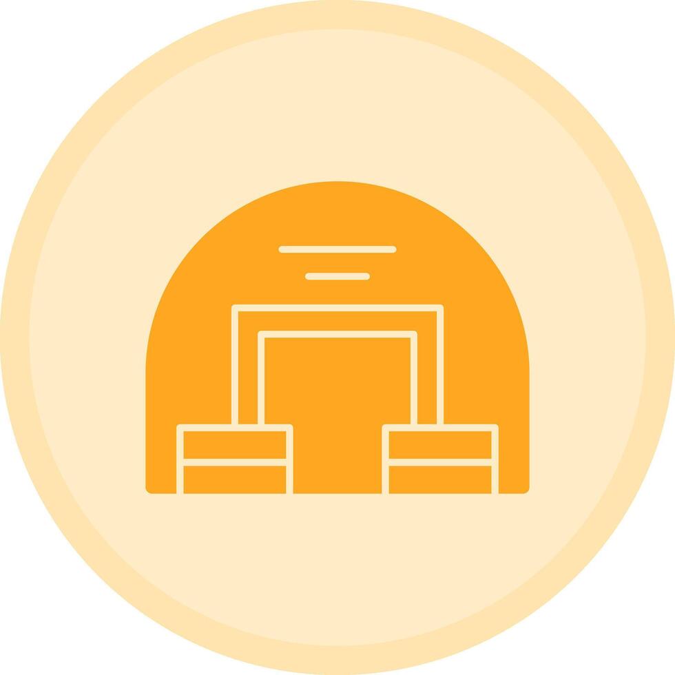 Bunker Multicolor Circle Icon vector