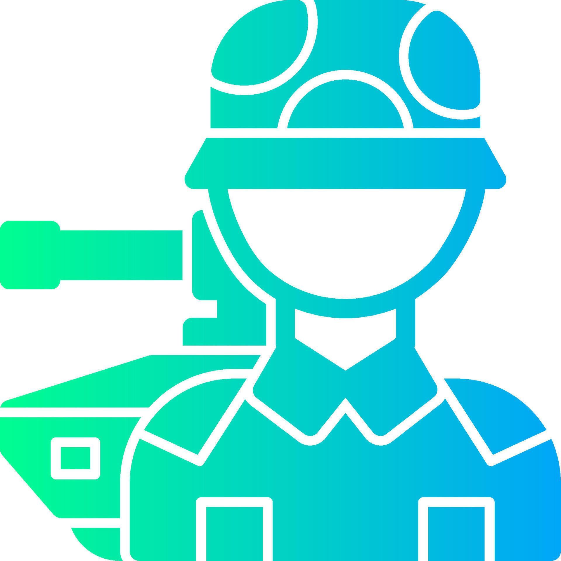 Tank commander Solid Multi Gradient Icon 39475412 Vector Art at Vecteezy