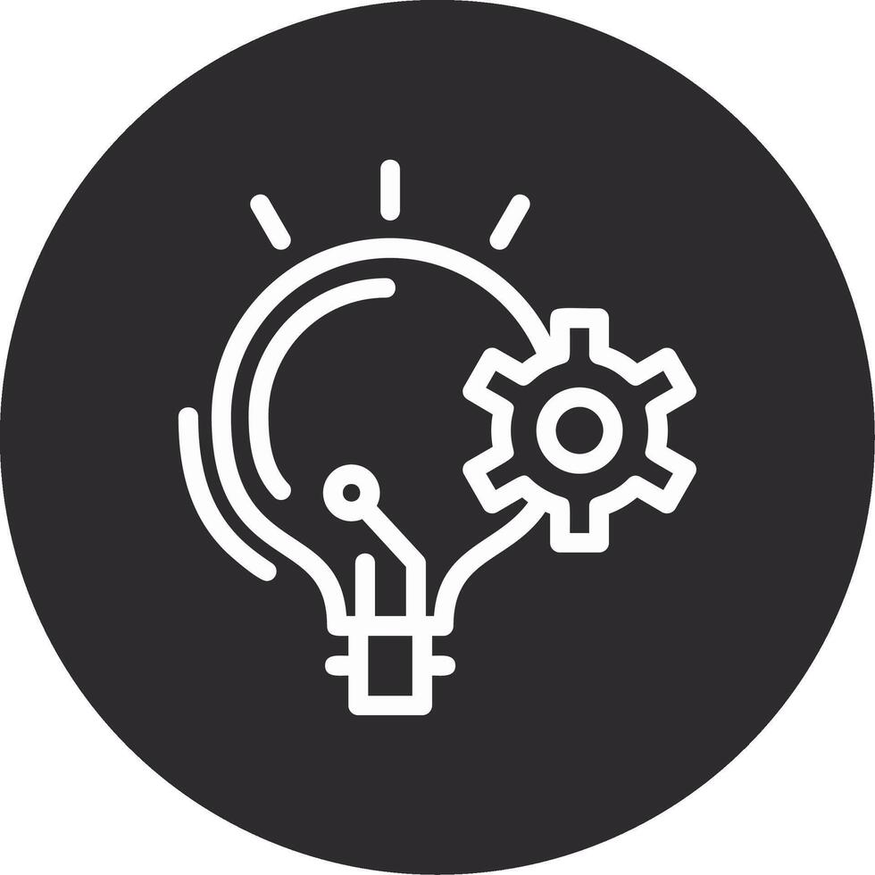 Innovation Inverted Icon vector