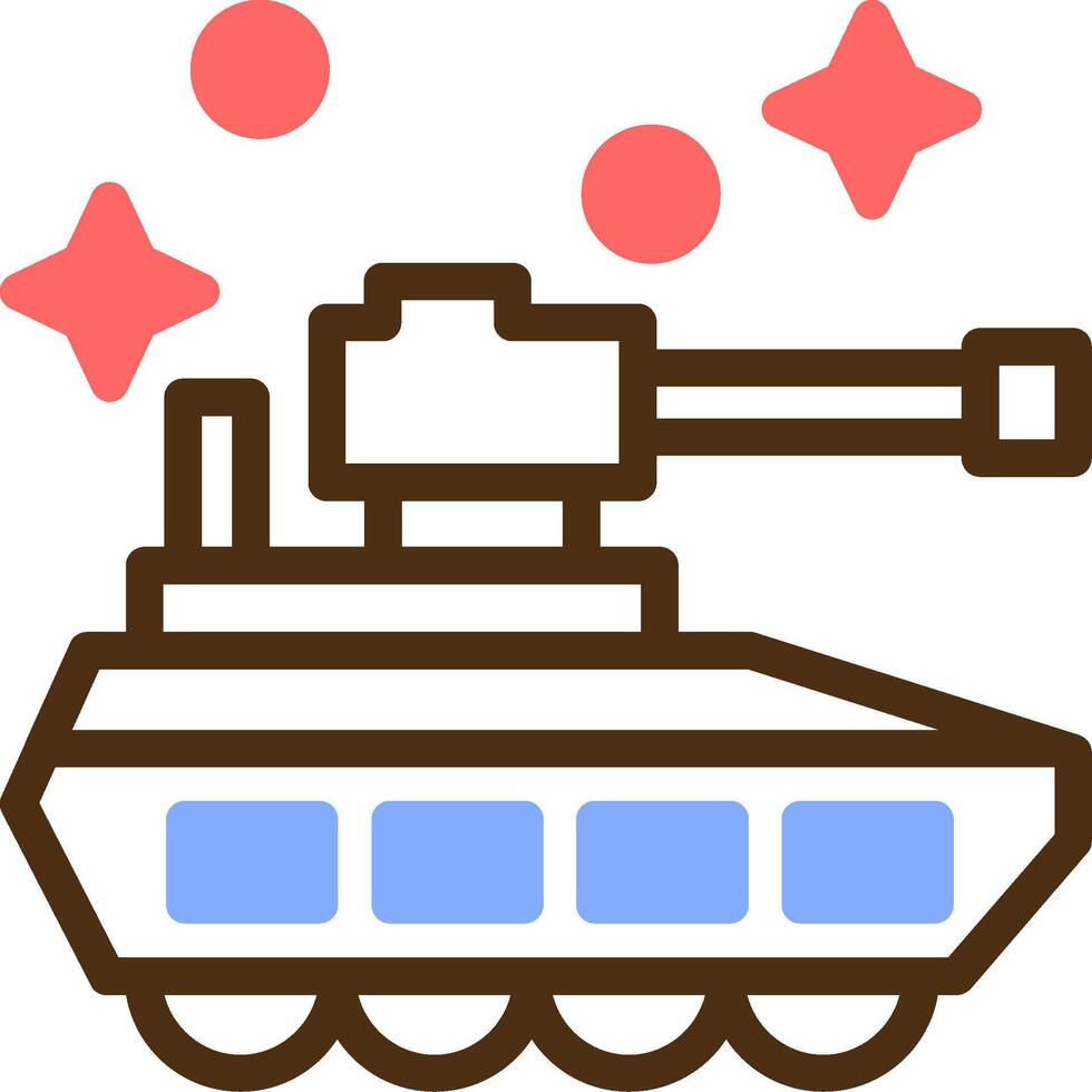 Military parade Color Filled Icon vector