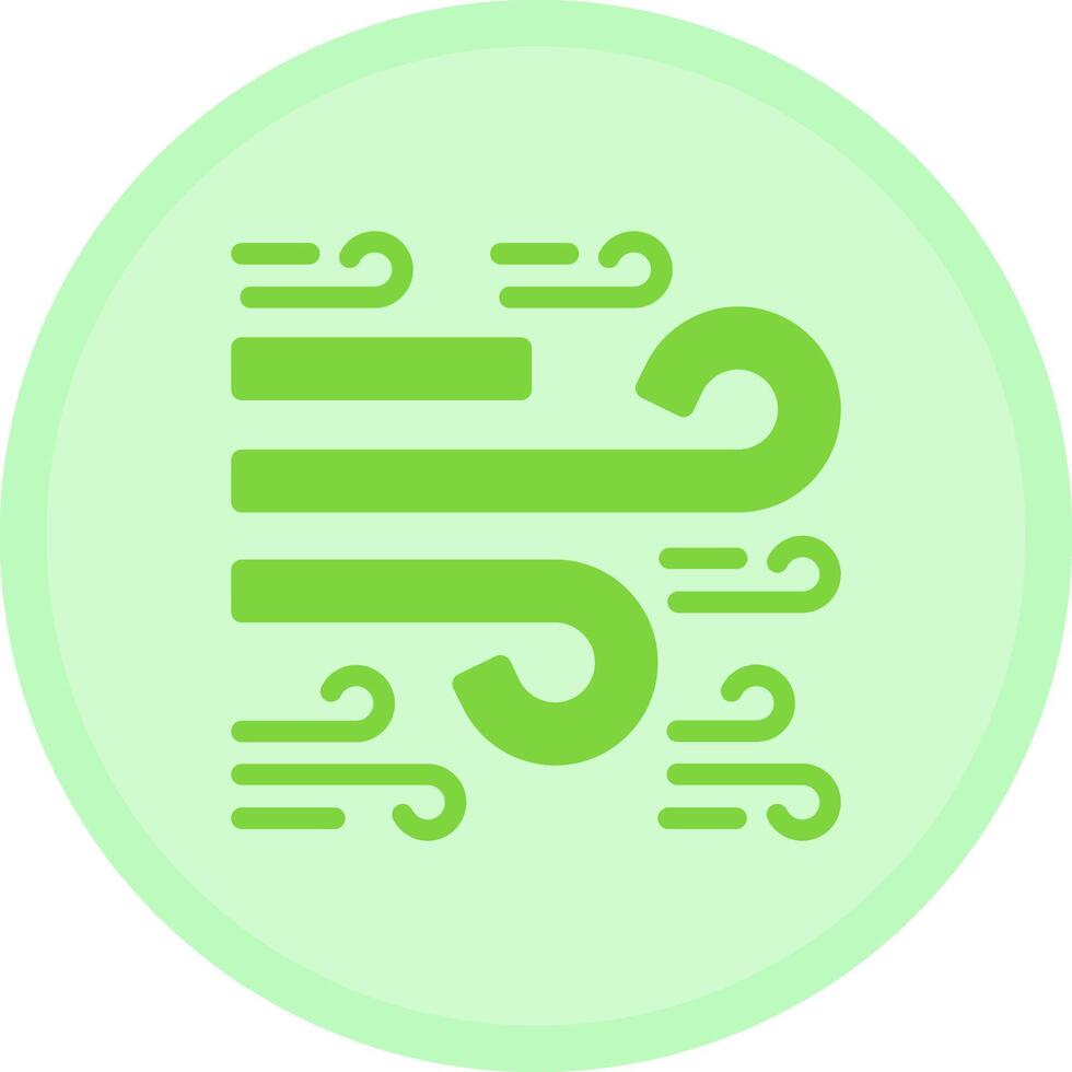 Windy Multicolor Circle Icon vector