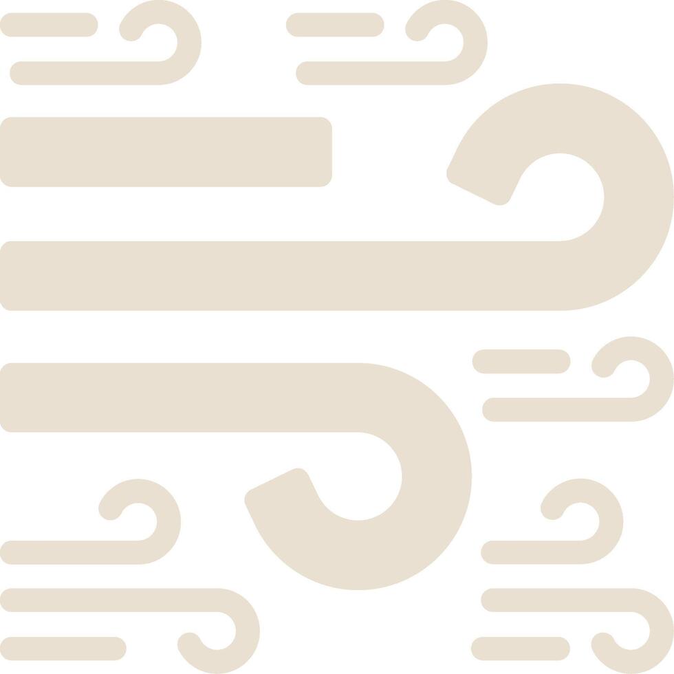 Windy Flat Icon vector