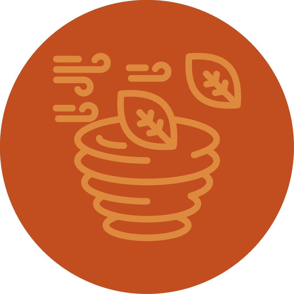 Hurricane Line Multi color Icon vector