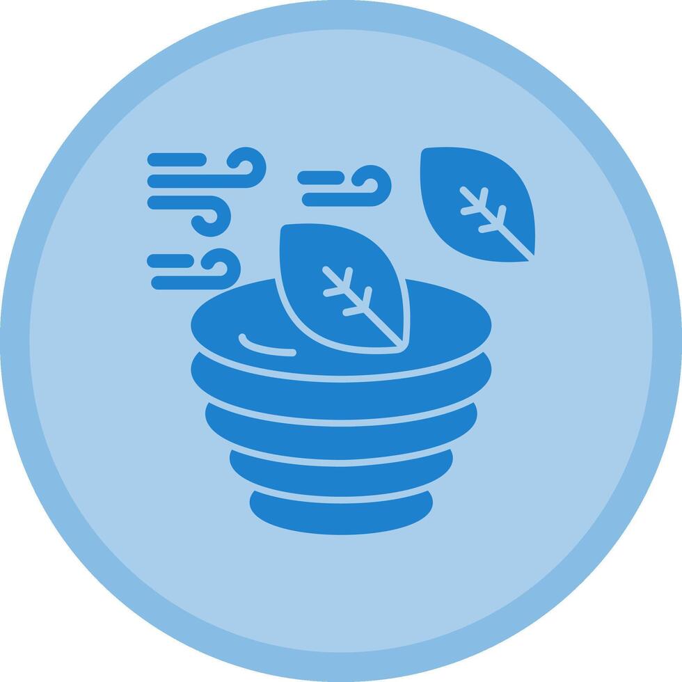 Hurricane Multicolor Circle Icon vector