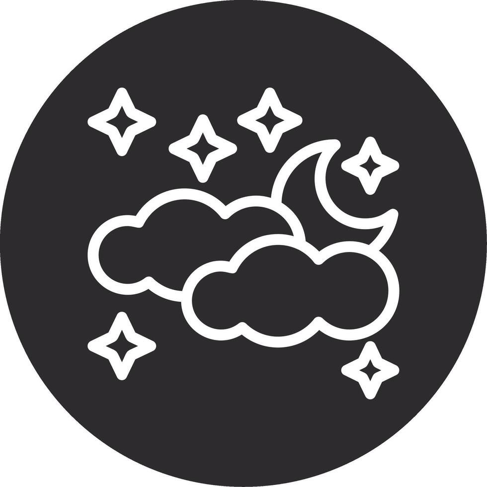 Stars Inverted Icon vector