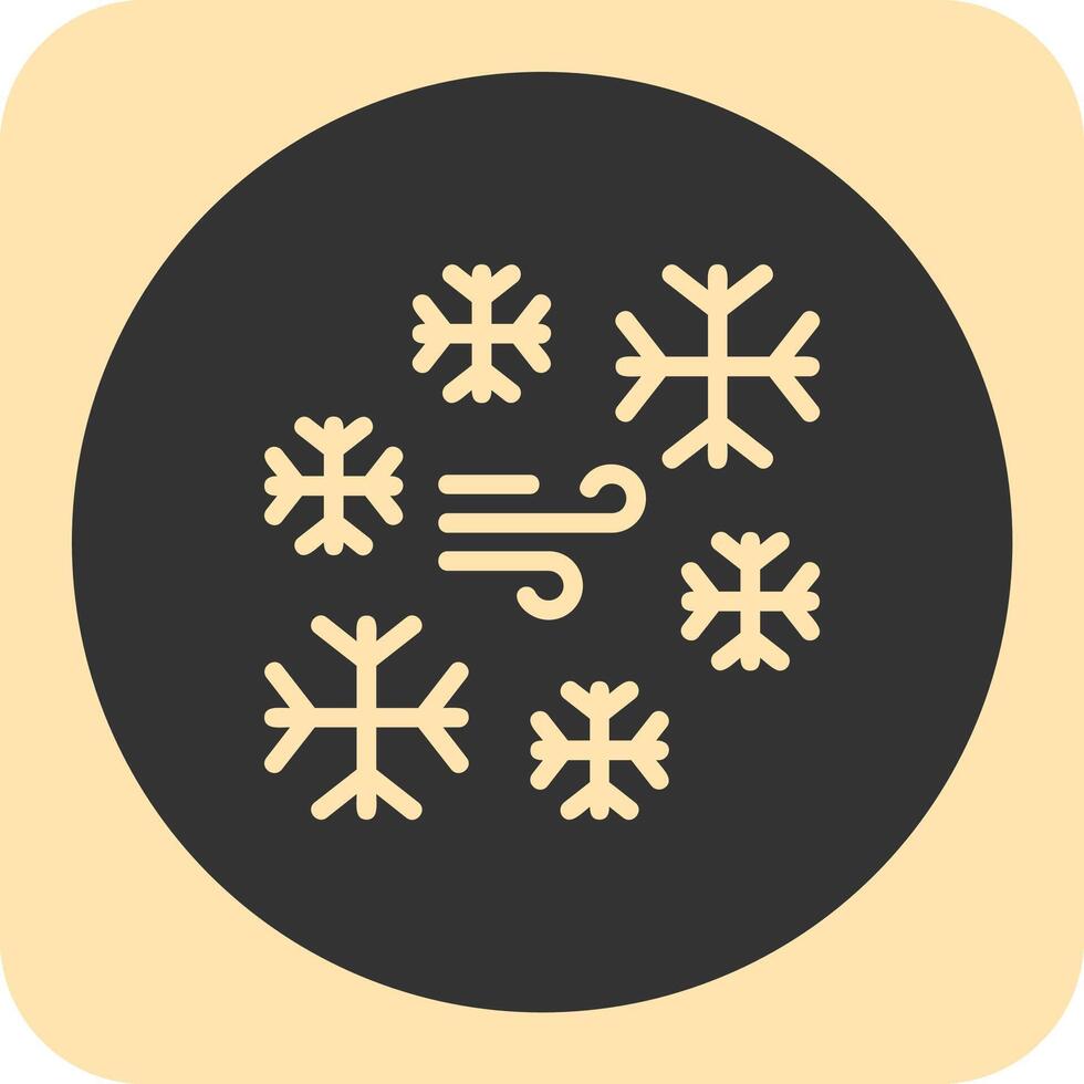 Ice Linear Round Icon vector