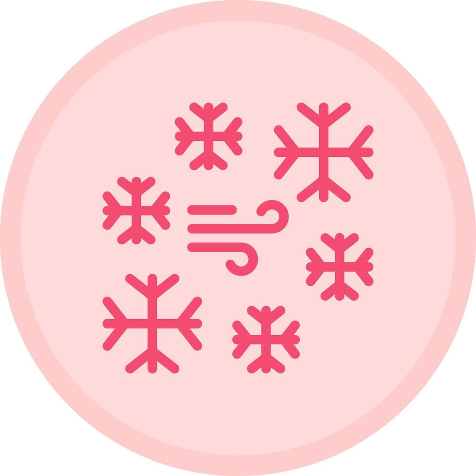 Ice Multicolor Circle Icon vector