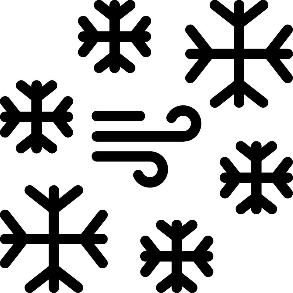 Ice Glyph Icon vector