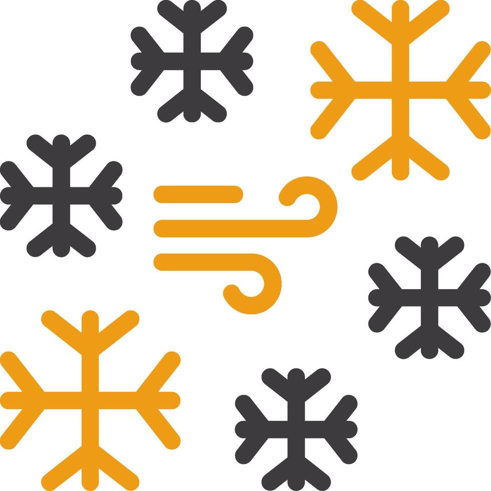 Ice Glyph Circle Icon vector