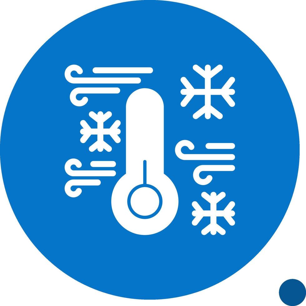 Cool Glyph Shadow Icon vector