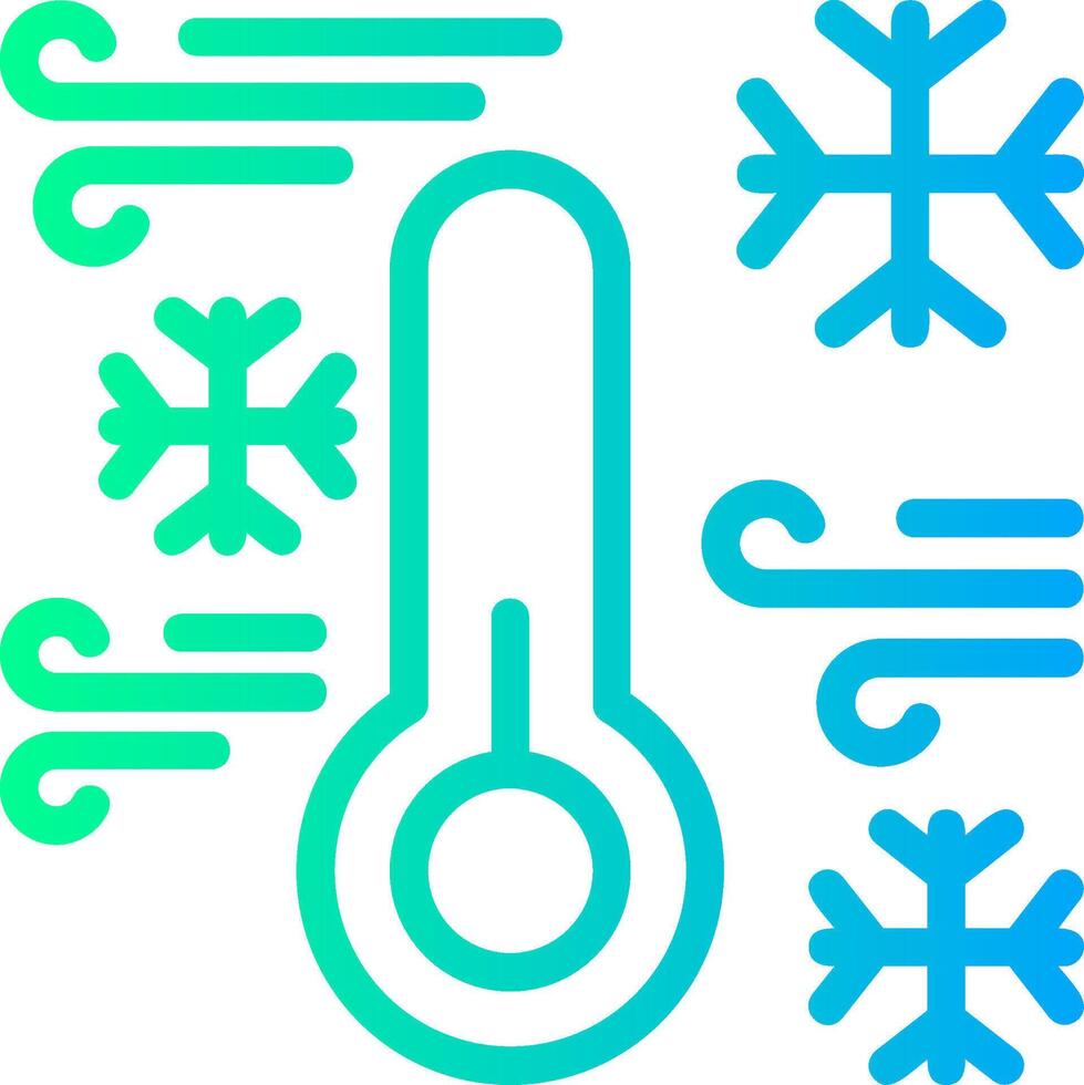 Cool Linear Gradient Icon vector