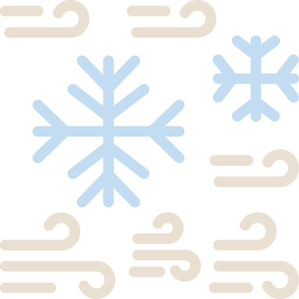 Cold Flat Icon vector