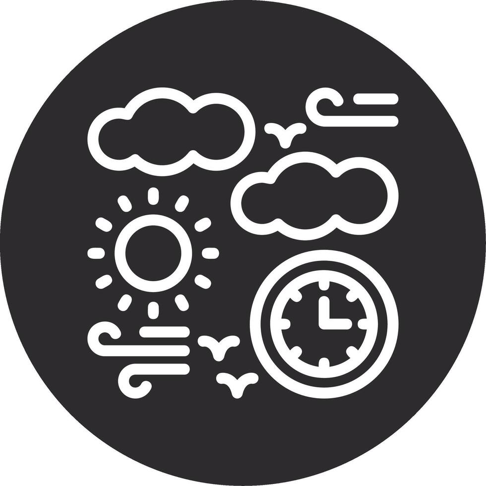 Daytime Inverted Icon vector
