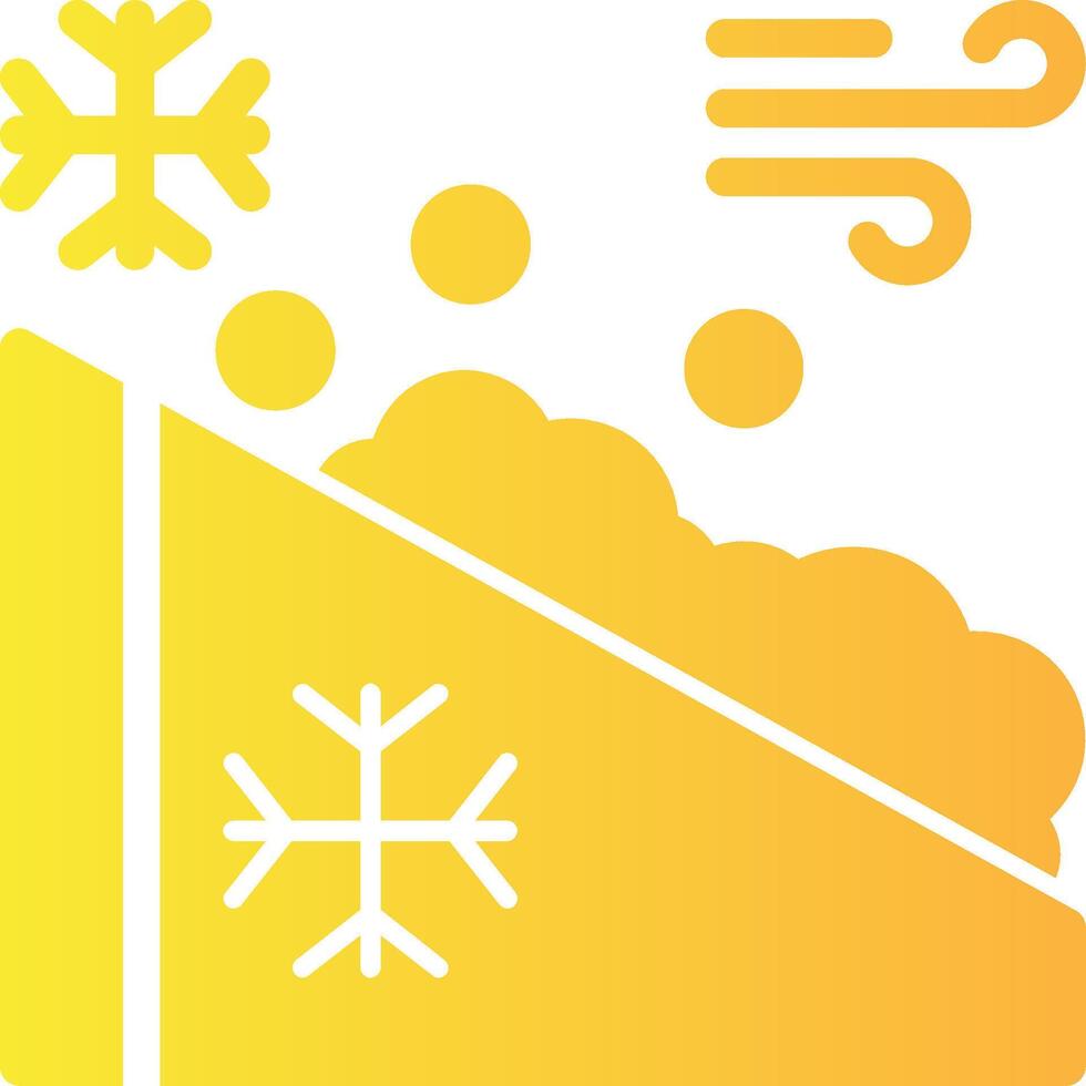 Avalanche Solid Multi Gradient Icon vector