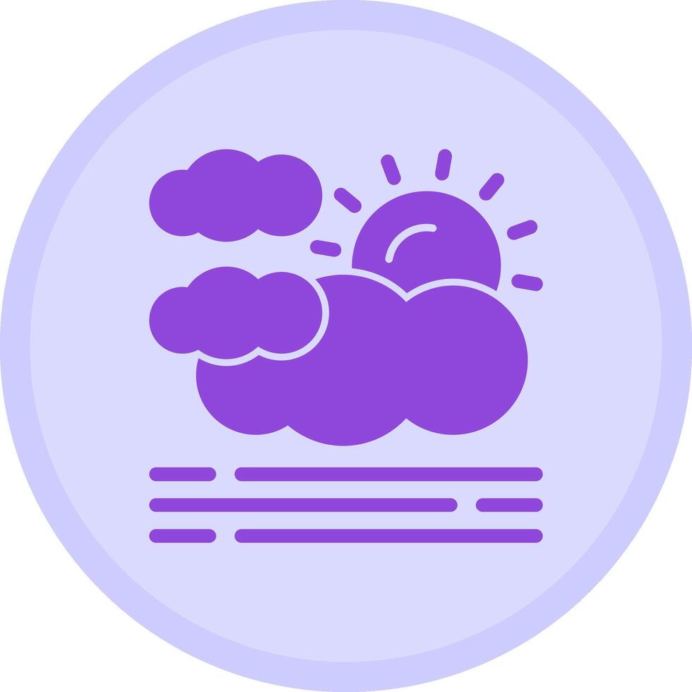 Haze Multicolor Circle Icon vector