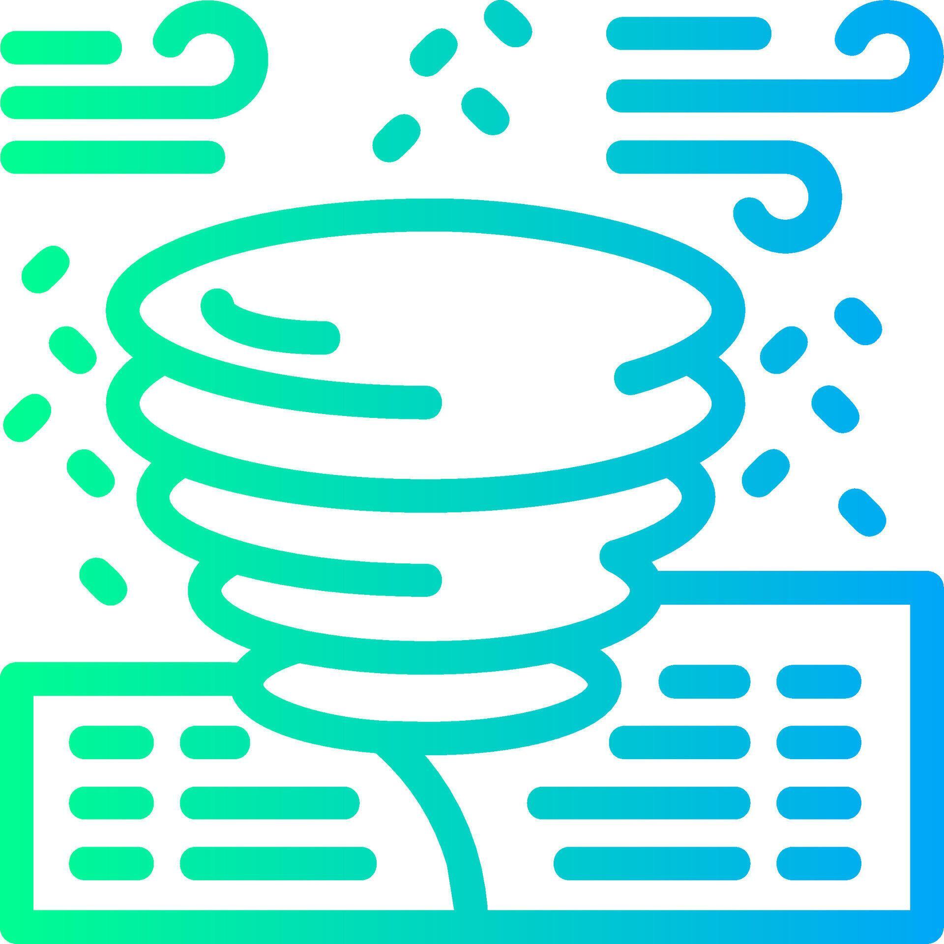 Dust devil Linear Gradient Icon 39478780 Vector Art at Vecteezy