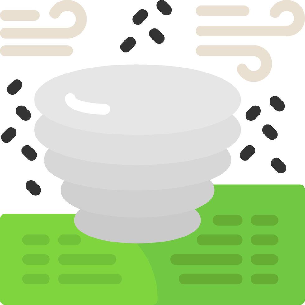 Dust devil Flat Icon vector