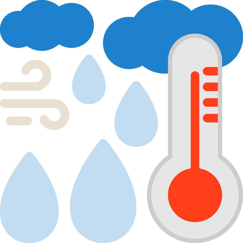 Humidity Flat Icon vector