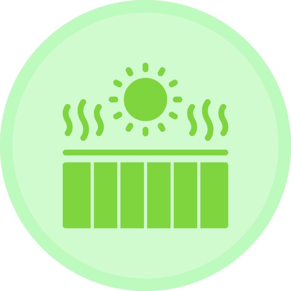 UV index Multicolor Circle Icon vector