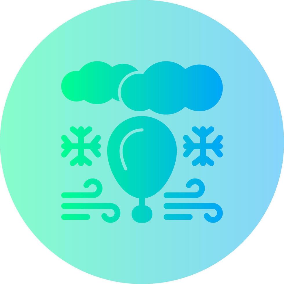 clima globo degradado circulo icono vector