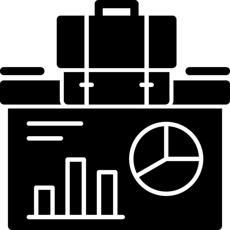 Presentation Glyph Icon vector