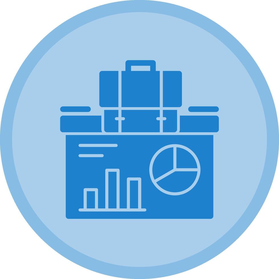 Presentation Multicolor Circle Icon vector