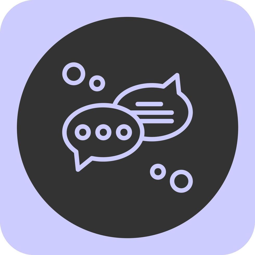 Typing indicator Linear Round Icon vector