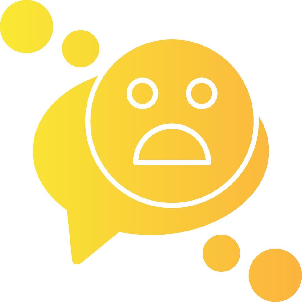 Emoji Solid Multi Gradient Icon vector