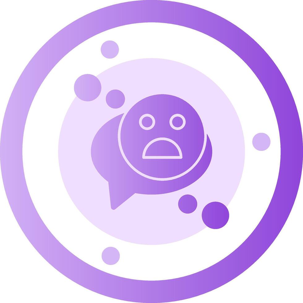 Emoji Glyph Gradient Icon vector