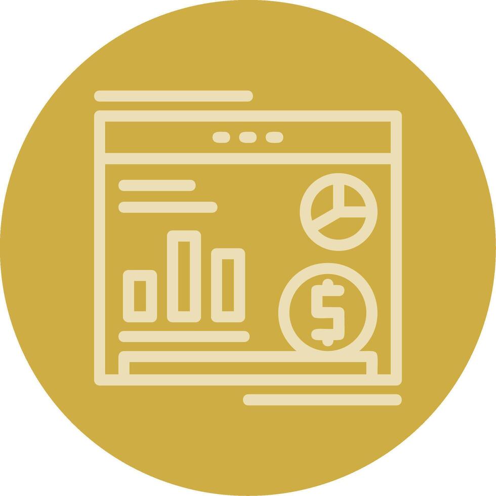 Website Line Multi color Icon vector