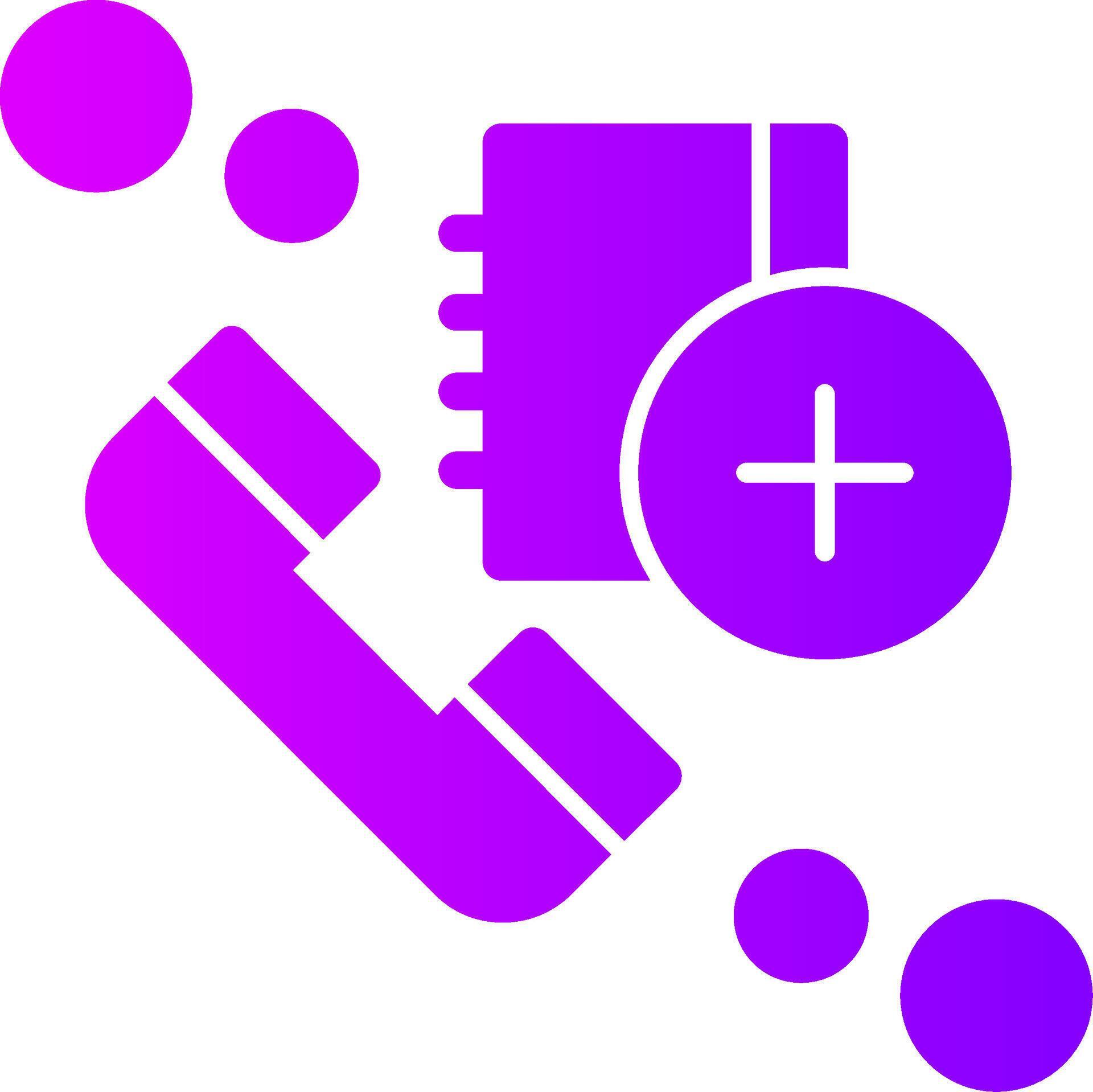 Contact add Solid Multi Gradient Icon 39481857 Vector Art at Vecteezy