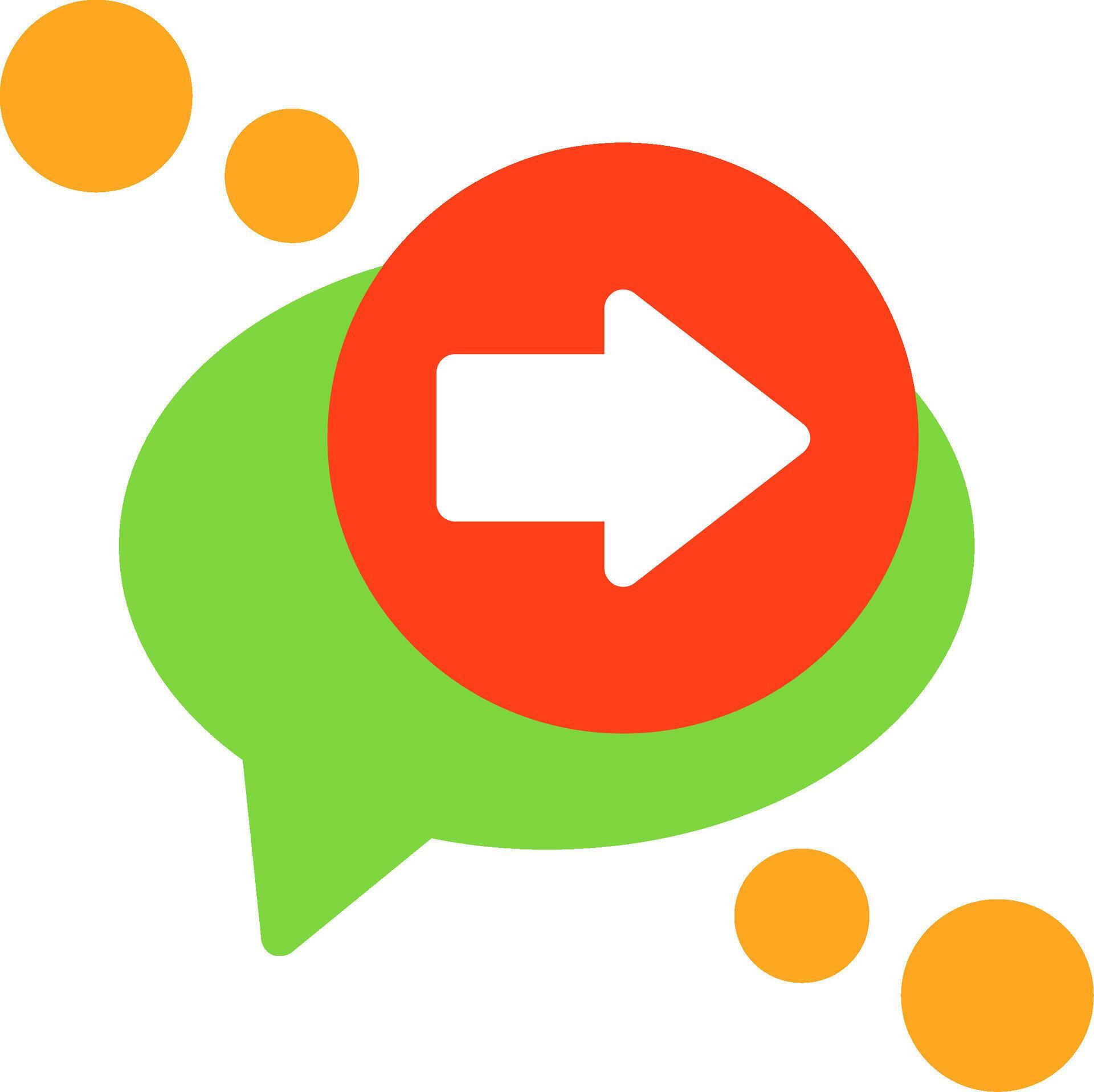Forward message Flat Icon 39482322 Vector Art at Vecteezy