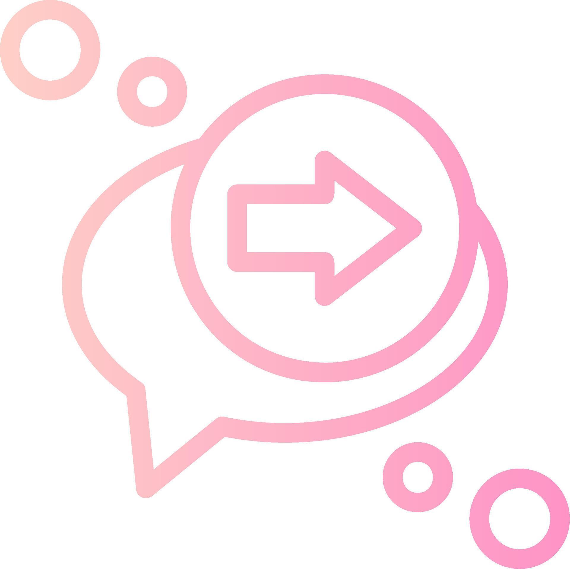 Forward message Linear Gradient Icon 39482326 Vector Art at Vecteezy
