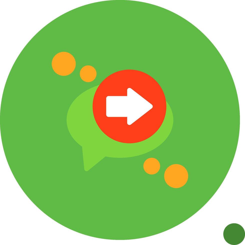 Forward message Flat Shadow Icon 39482330 Vector Art at Vecteezy
