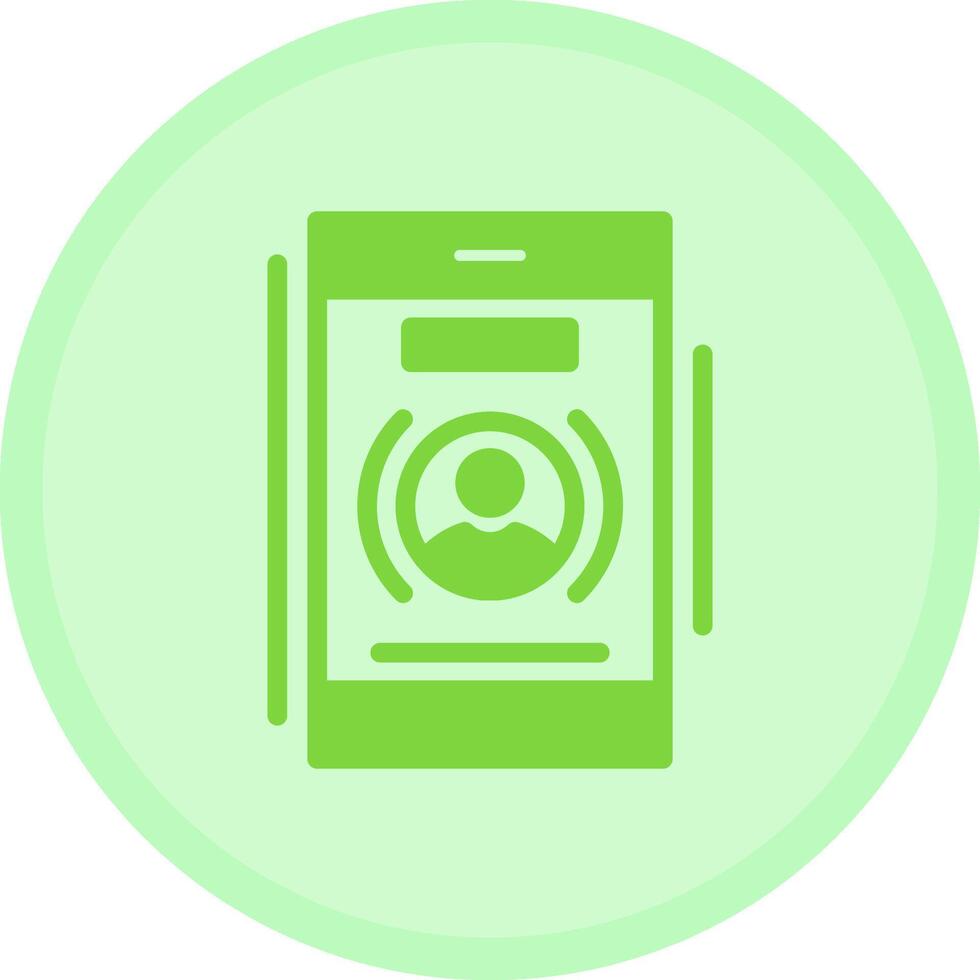 Phone call Multicolor Circle Icon vector
